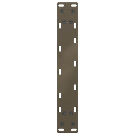 sofabordsben U-formet 2 stk. naturstål 38 x (42-43) cm stål