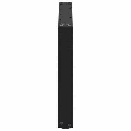 sofabordsben U-formet 2 stk. sort 60 x (42-43) cm stål