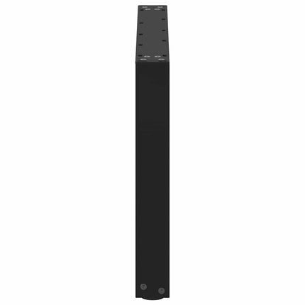 sofabordsben U-formet 2 stk. sort 70 x (42-43) cm stål