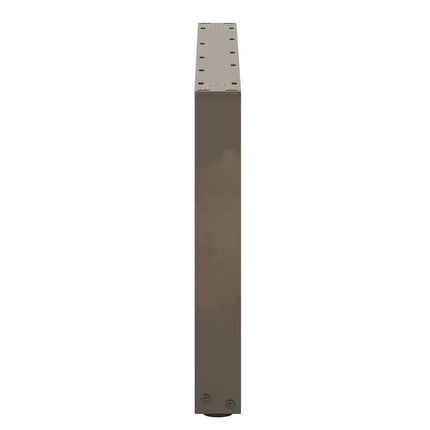 sofabordsben U-formet 2 stk. naturstål 70 x (42-43) cm stål