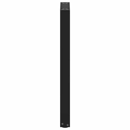 konsolbordben U-formet 2 stk. sort 28 x (72-73) cm stål