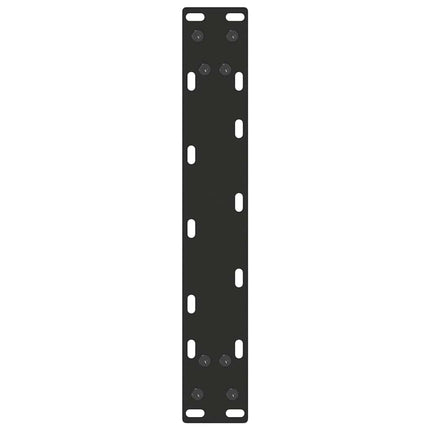 konsolbordben U-formet 2 stk. sort 28 x (72-73) cm stål