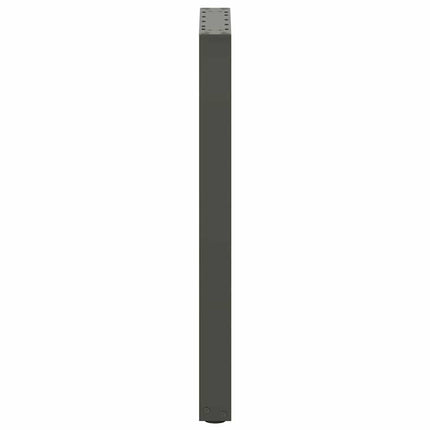 konsolbordben U-formet 2 stk. antracit 28 x (72-73) cm stål