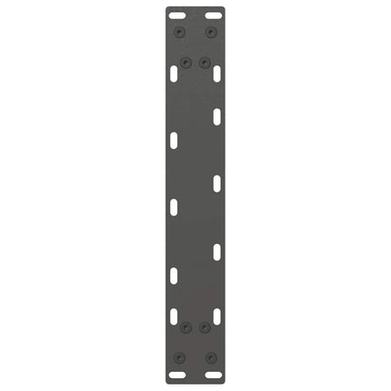 konsolbordben U-formet 2 stk. antracit 28 x (72-73) cm stål