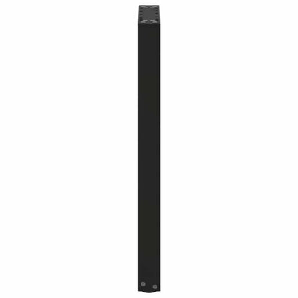 konsolbordben U-formet 2 stk. sort 38 x (72-73) cm stål