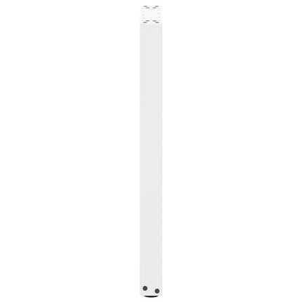 konsolbordben U-formet 2 stk. hvid 38 x (72-73) cm stål