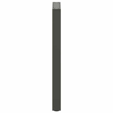 konsolbordben U-formet 2 stk. antracit 38 x (72-73) cm stål