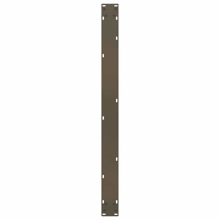 spisebordsben U-formet 3 stk. naturstål 100x(72-73) cm stål