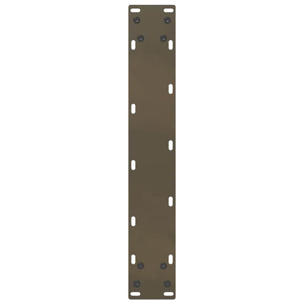 barbordsben U-formet 2 stk. naturstål 40x(90-91) cm stål