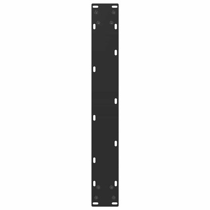 barbordsben U-formet 2 stk. sort 60x(90-91) cm stål