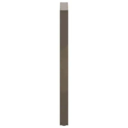 barbordsben U-formet 2 stk. naturstål 60x(110-111) cm stål