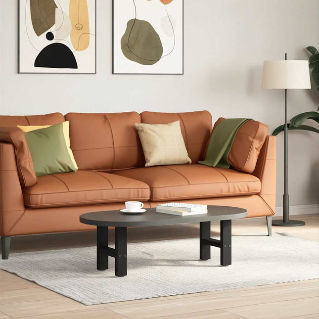 sofabordsben sort 2 stk. 30x(30-31) cm stål