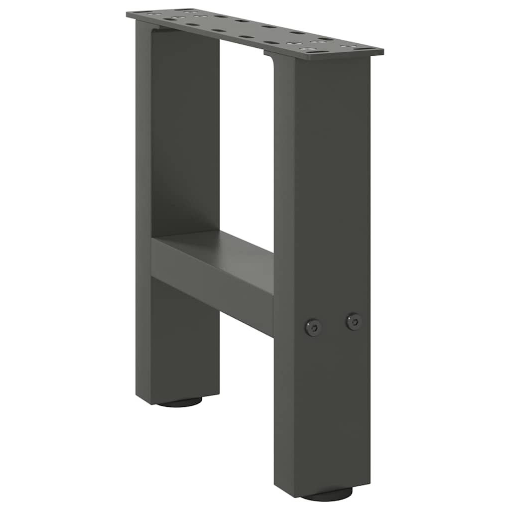 sofabordsben antracit 2 stk. 30x(30-31) cm stål