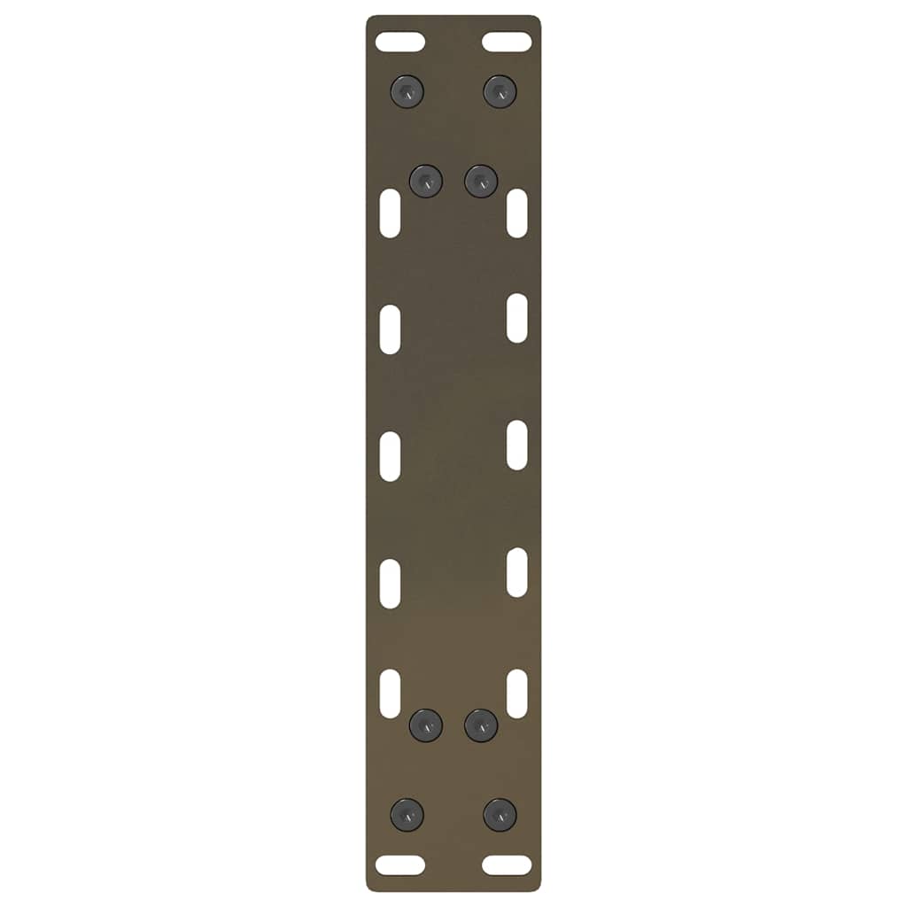 sofabordsben naturstål 2 stk. 30x(30-31) cm stål