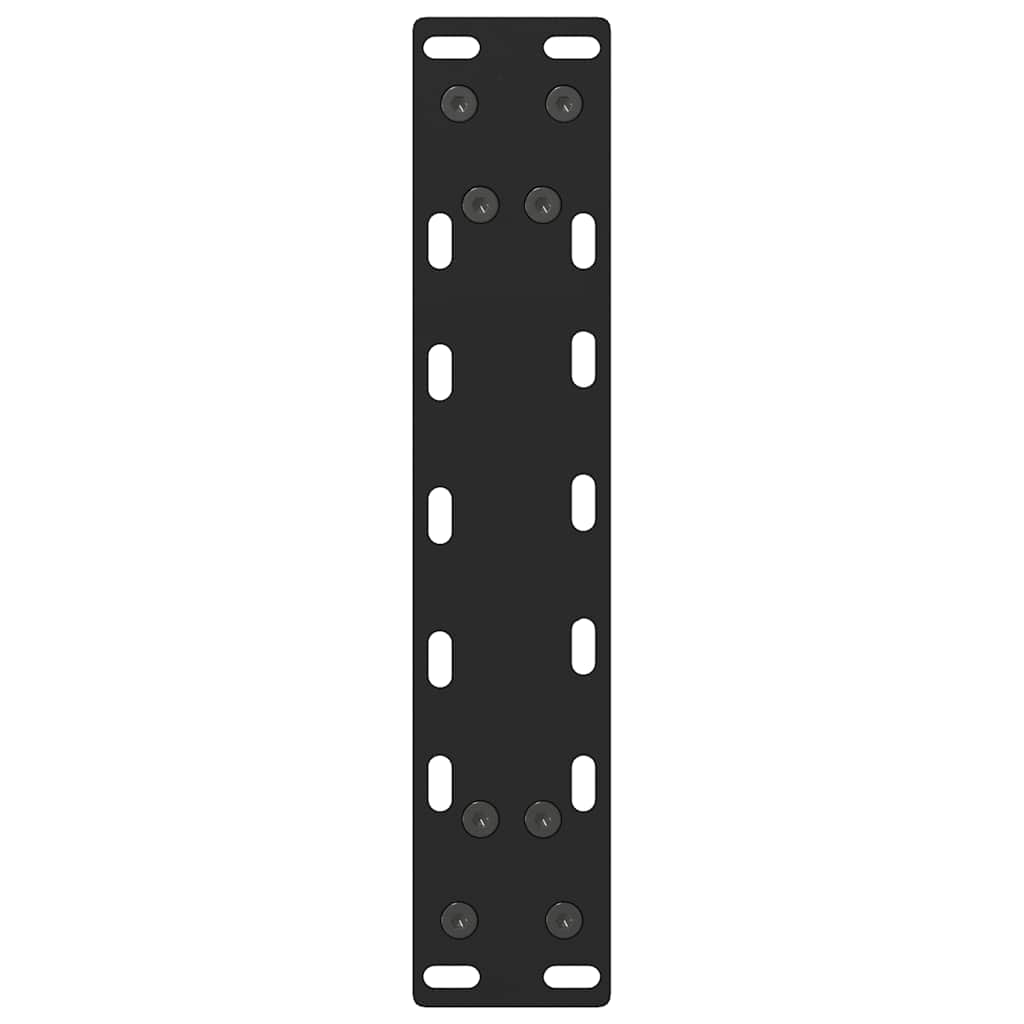 sofabordsben sort 2 stk. 40x(30-31) cm stål