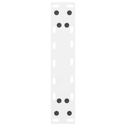 sofabordsben hvide 2 stk. 40x(30-31) cm stål