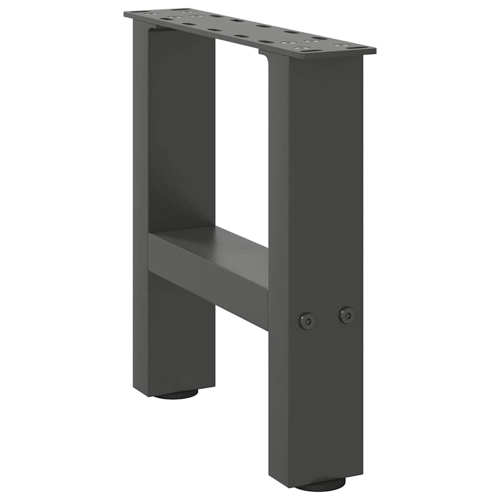 sofabordsben antracit 2 stk. 40x(30-31) cm stål