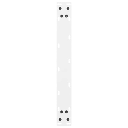 sofabordsben hvide 2 stk. 50x(30-31) cm stål