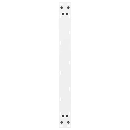 sofabordsben hvide 2 stk. 60x(30-31) cm stål
