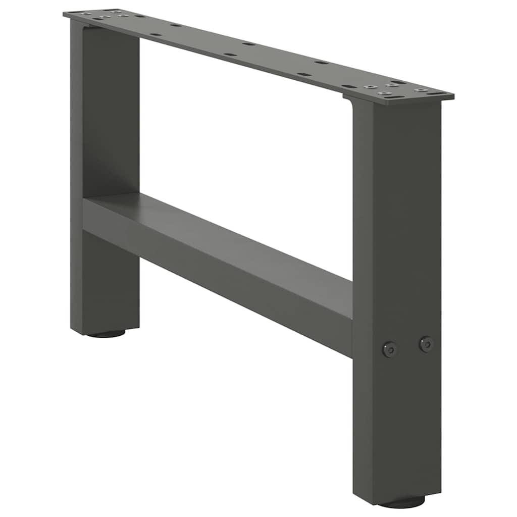 sofabordsben antracit 2 stk. 60x(30-31) cm stål