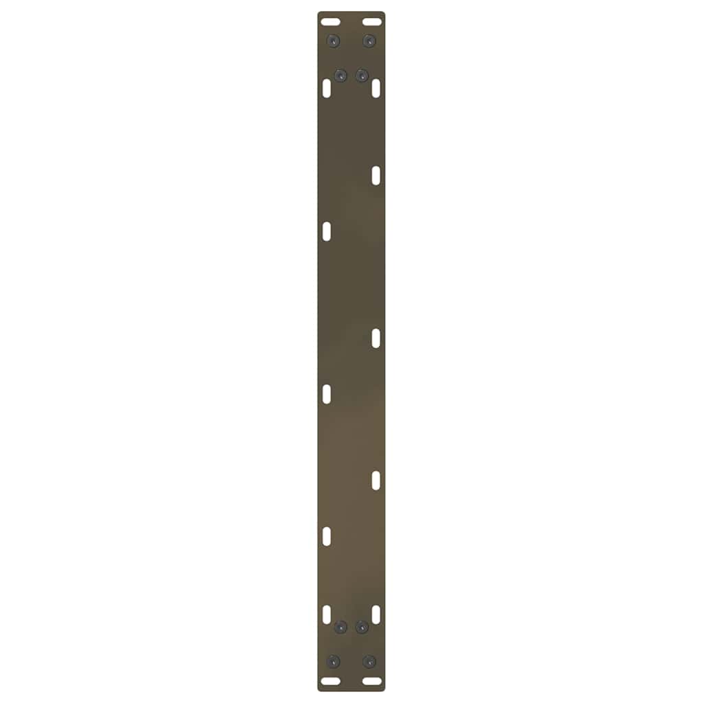 sofabordsben naturstål 2 stk. 60x(30-31) cm stål