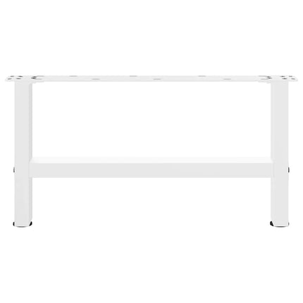 sofabordsben hvide 2 stk. 70x(30-31) cm stål