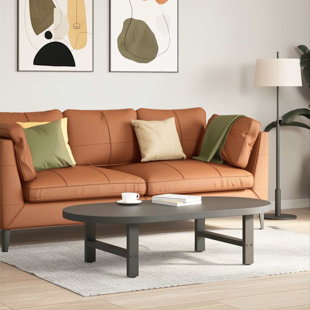 sofabordsben antracit 2 stk. 70 x (30-31) cm stål