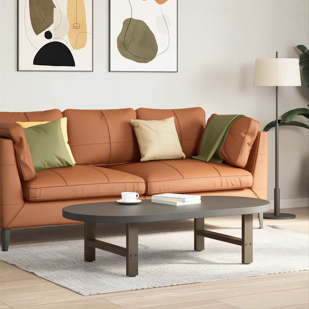 sofabordsben naturstål 2 stk. 70x(30-31) cm stål
