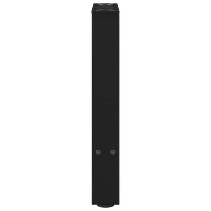 sofabordsben sort 2 stk. 28 x (42-43) cm stål