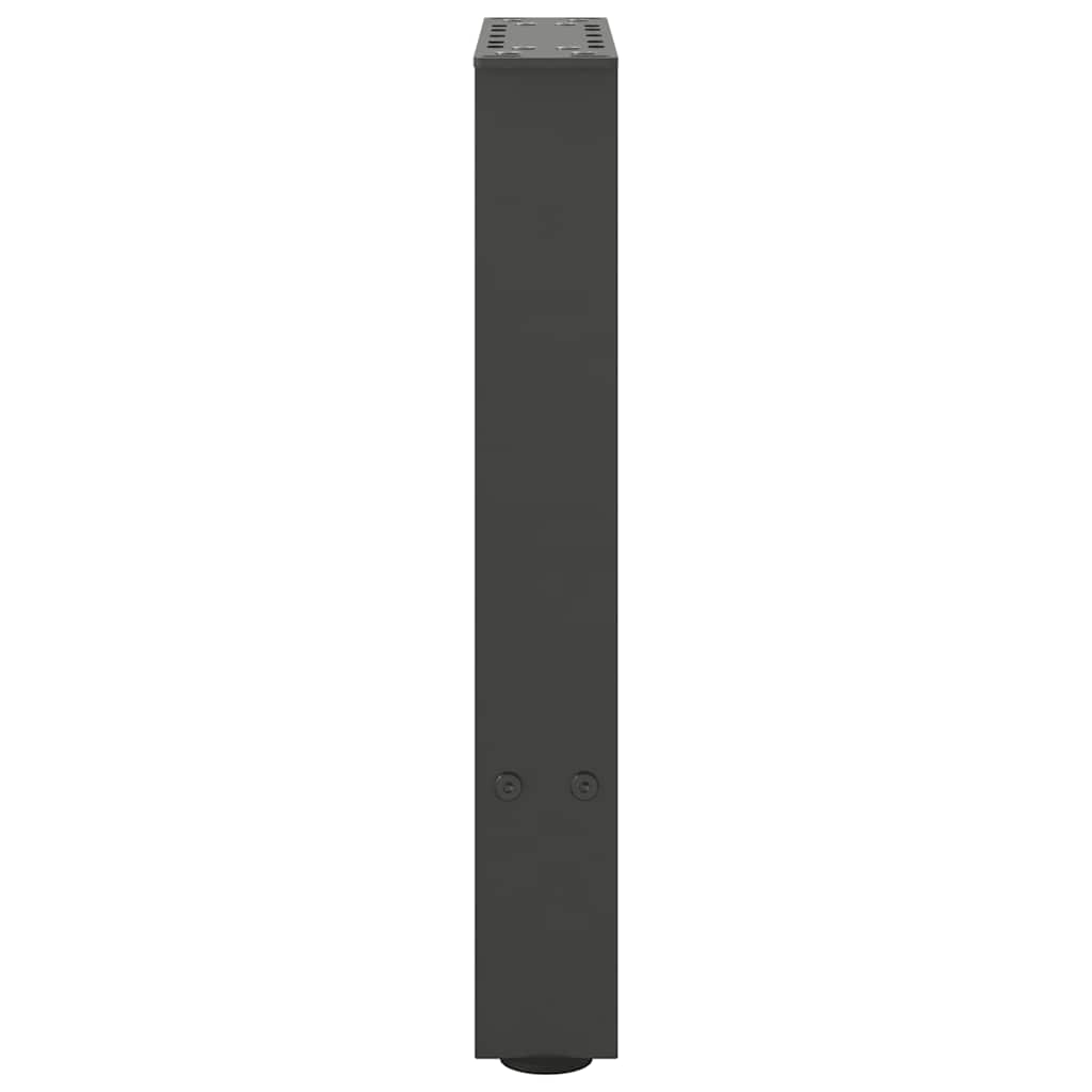sofabordsben antracit 2 stk. 38 x (42-43) cm stål