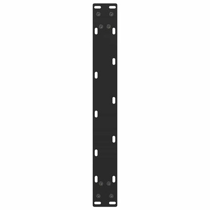 sofabordsben sort 2 stk. 50x(42-43) cm stål