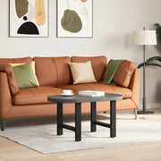 sofabordsben sort 2 stk. 50x(42-43) cm stål