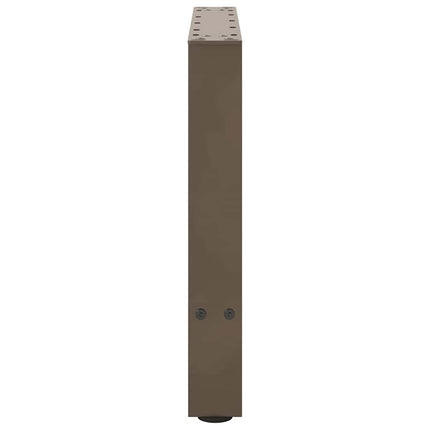 sofabordsben naturstål 2 stk. 50x(42-43) cm stål