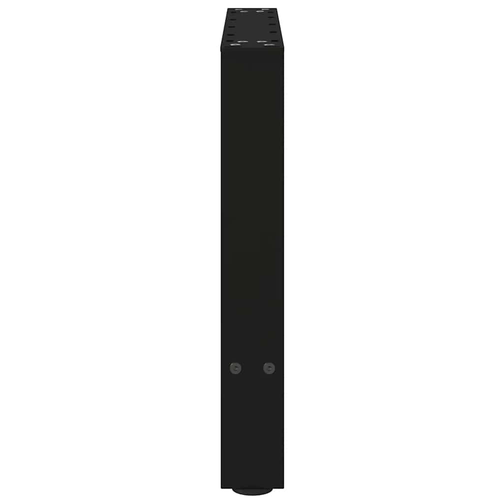 sofabordsben sort 2 stk. 60 x (42-43) cm stål