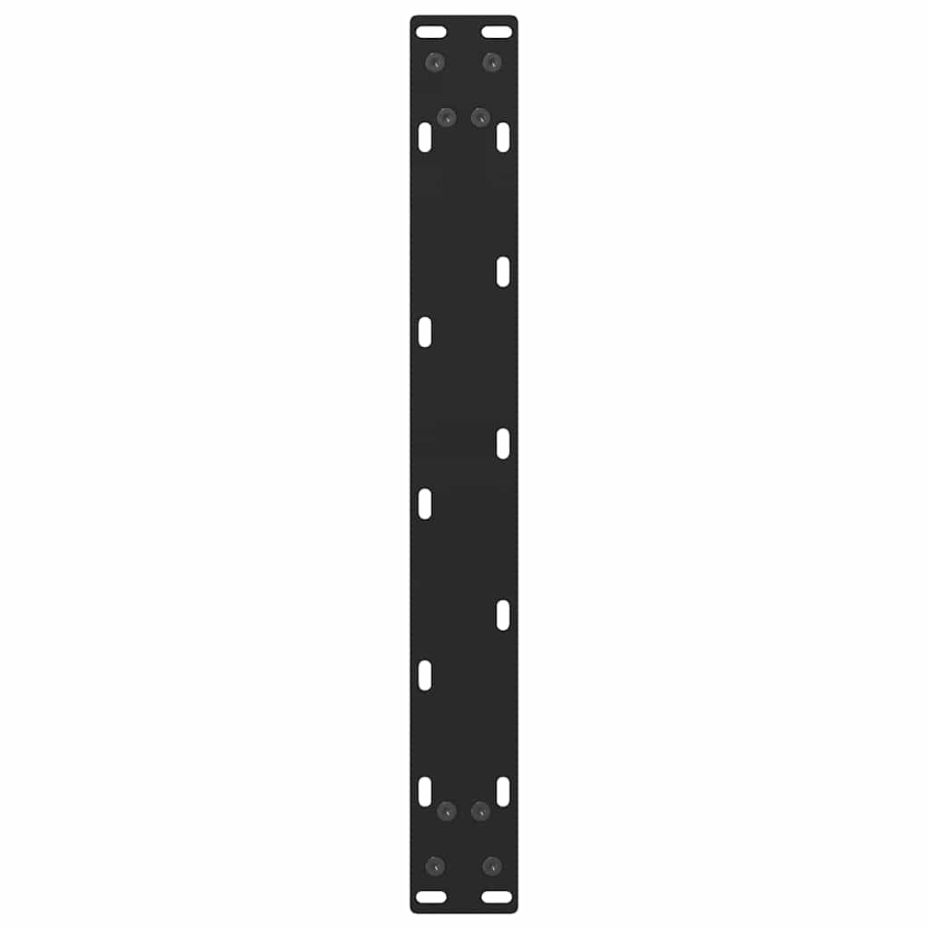 sofabordsben sort 2 stk. 60 x (42-43) cm stål