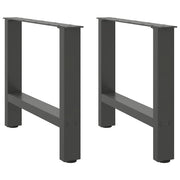 sofabordsben antracit 2 stk. 60 x (42-43) cm stål