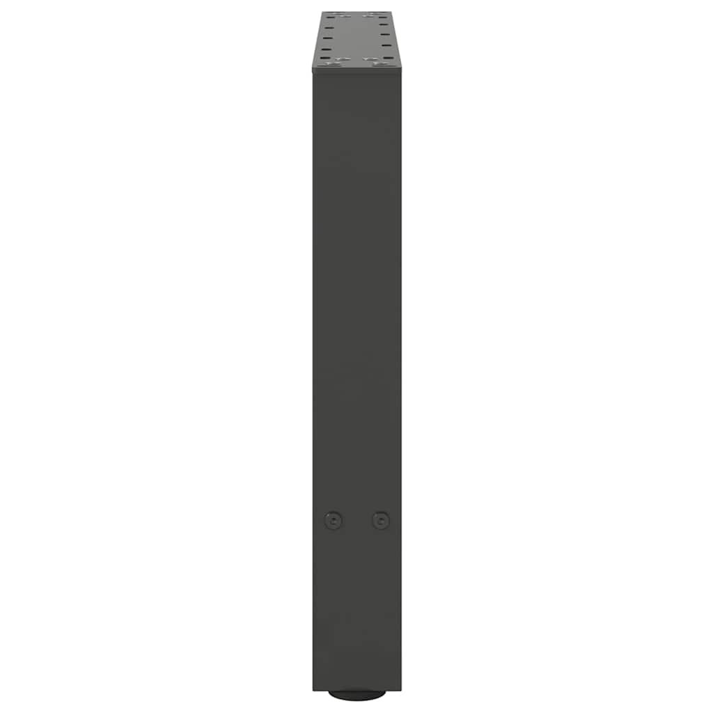 sofabordsben antracit 2 stk. 60 x (42-43) cm stål