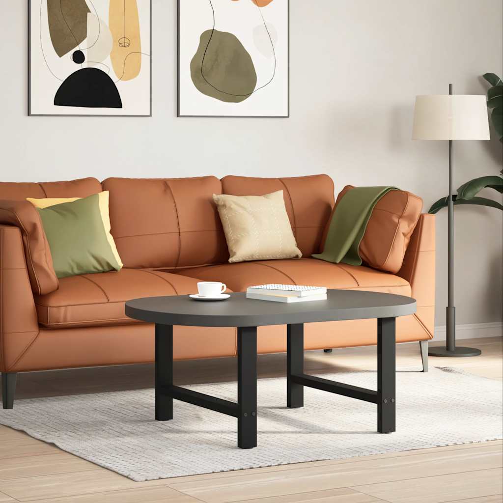 sofabordsben sort 2 stk. 70 x (42-43) cm stål