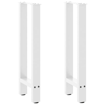 konsolbordben hvide 2 stk. 28 x (72-73) cm stål