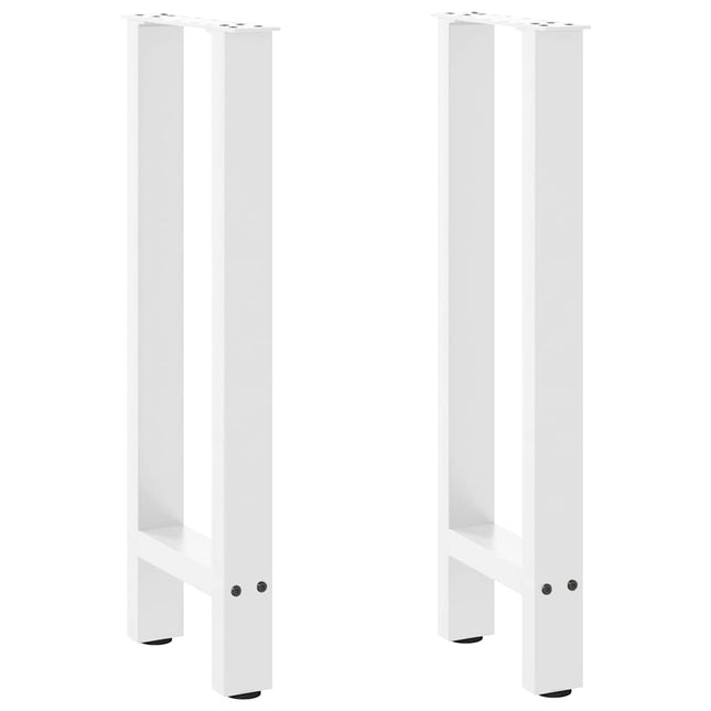 konsolbordben hvide 2 stk. 28 x (72-73) cm stål