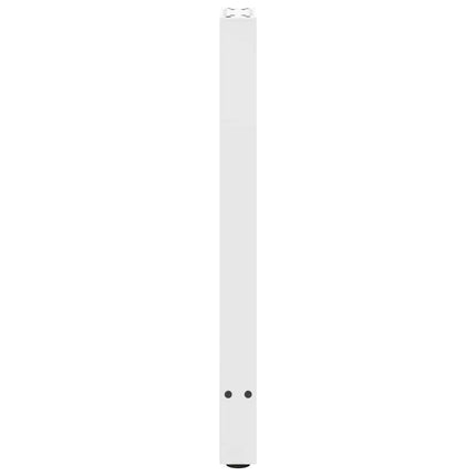 konsolbordben hvide 2 stk. 28 x (72-73) cm stål