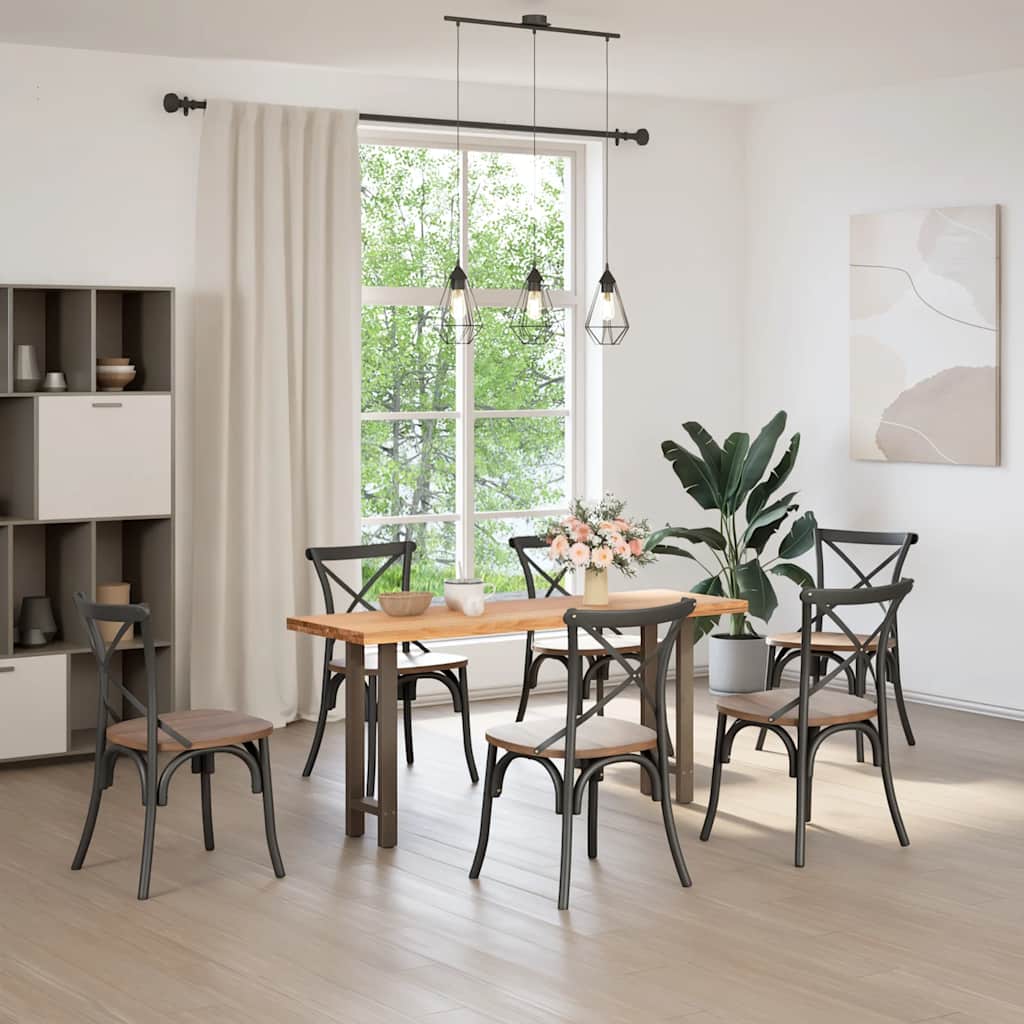 konsolbordben naturstål 2 stk. 28 x (72-73) cm stål