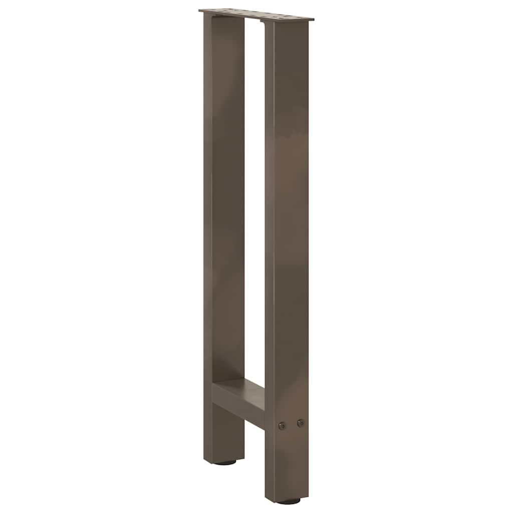konsolbordben naturstål 2 stk. 28 x (72-73) cm stål