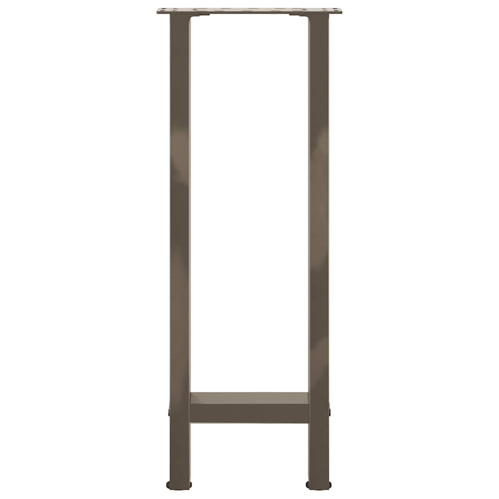 konsolbordben naturstål 2 stk. 28 x (72-73) cm stål