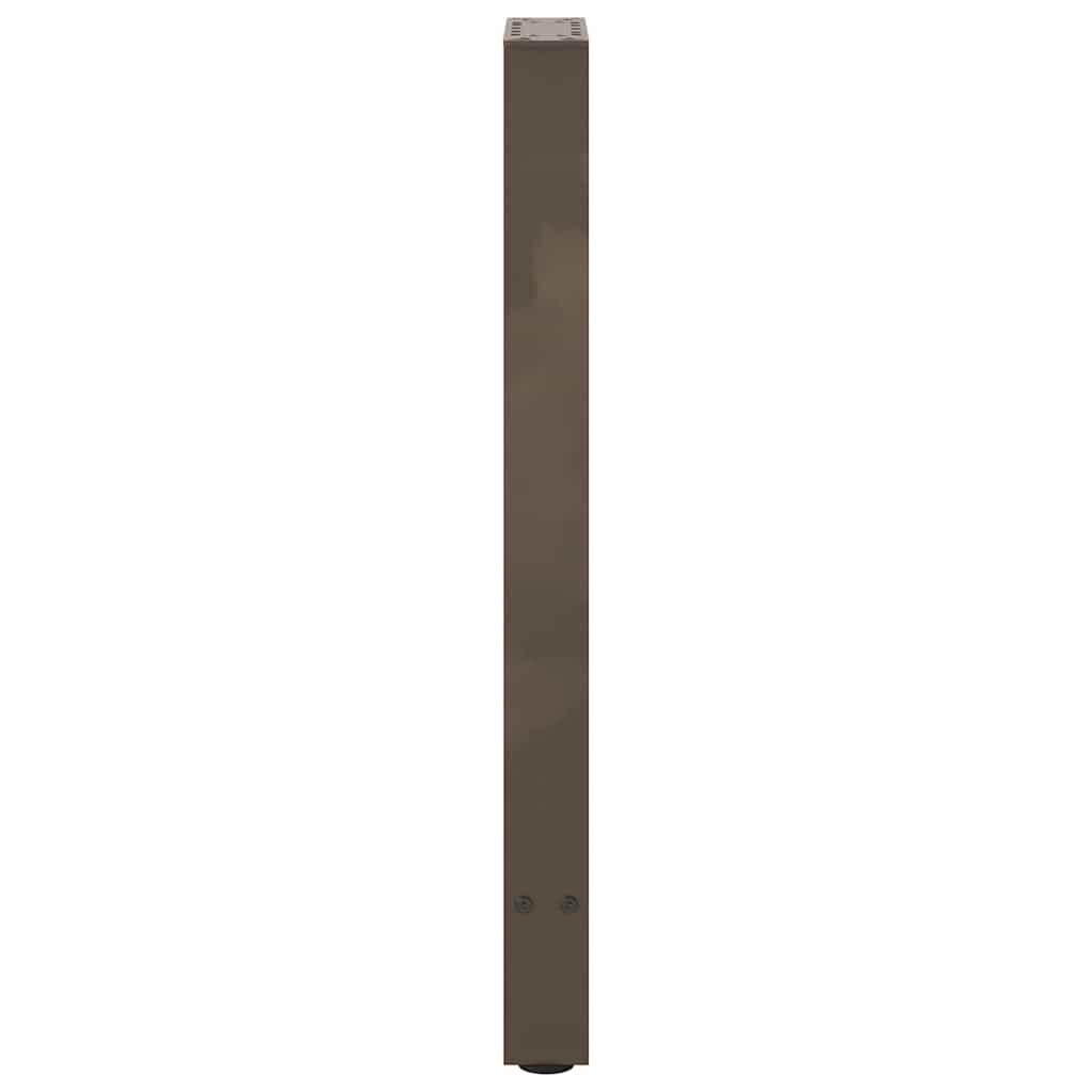 konsolbordben naturstål 2 stk. 28 x (72-73) cm stål
