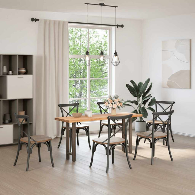 konsolbordben naturstål 2 stk. 38 x (72-73) cm stål
