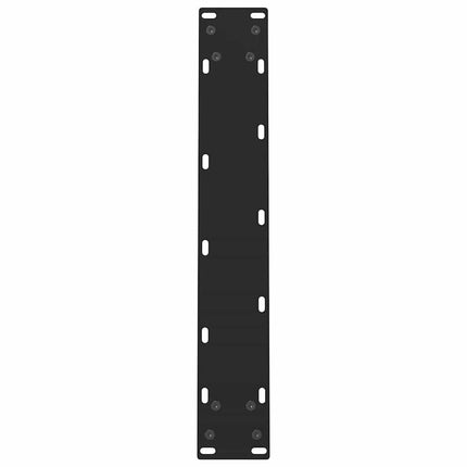 spisebordsben sort 2 stk. 50x(72-73) cm stål