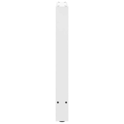 spisebordsben hvide 2 stk. 50x(72-73) cm stål