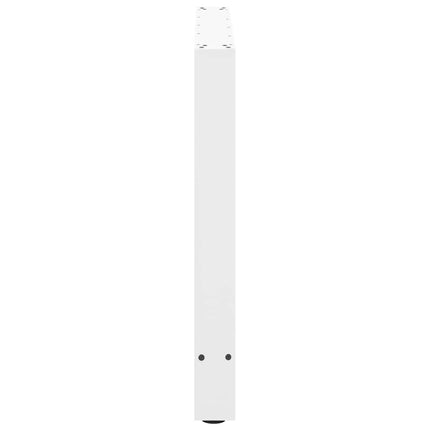 spisebordsben hvide 2 stk. 70x(72-73) cm stål