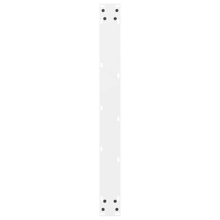 spisebordsben hvide 2 stk. 70x(72-73) cm stål
